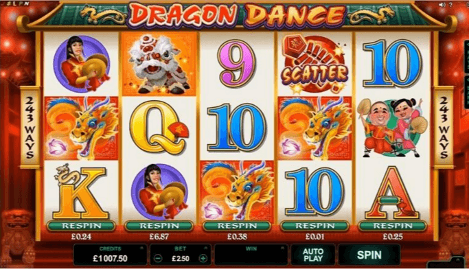Dragon Dance Video Slot