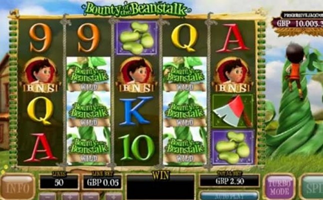 Play Bounty of the Beanstalk Online Video Slot For Free