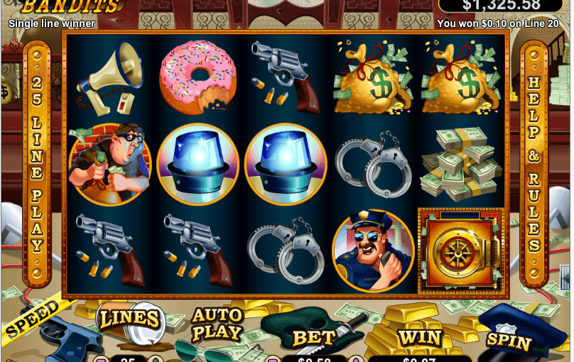 PLay Cash Bandits Online Video Slot For Free