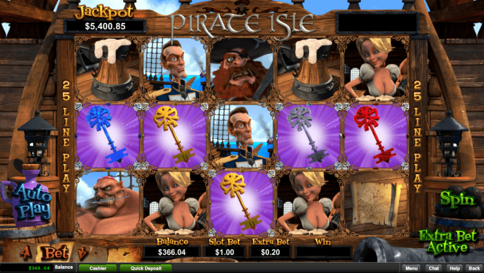 Play Pirate Isle Video Slot For Free