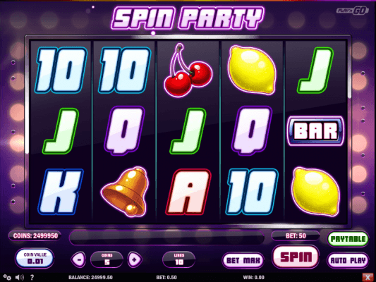 Play Spin Party Video Slot Online For Free