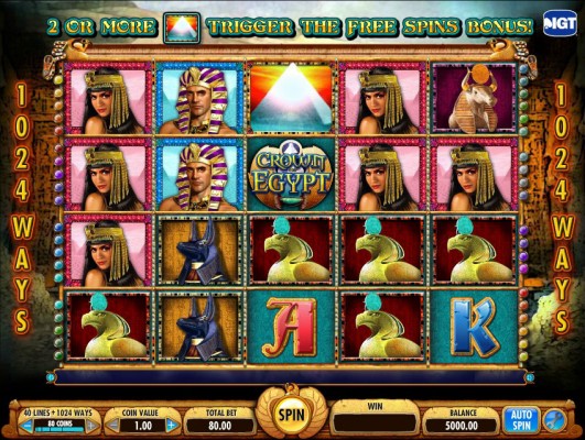 Play Crown Of Egypt Online Slot For Free
