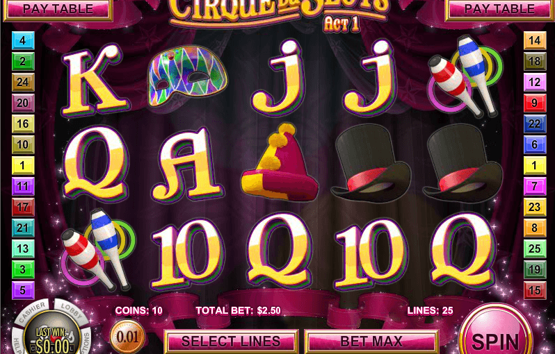 Play Cirque Du Slots Online Slot For Free