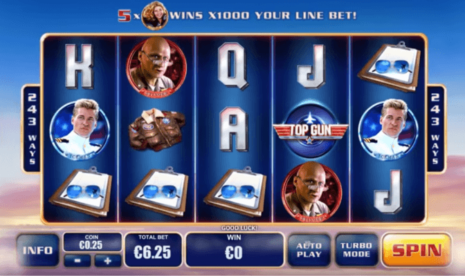 PLay Top Gun Online Video Slot For Free