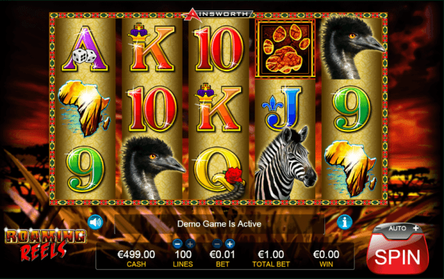 Play roaming reels online video slot for free
