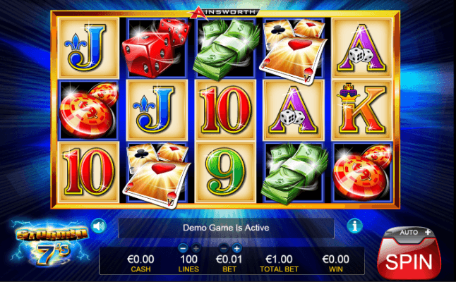 Play stormin 7's online slot for free