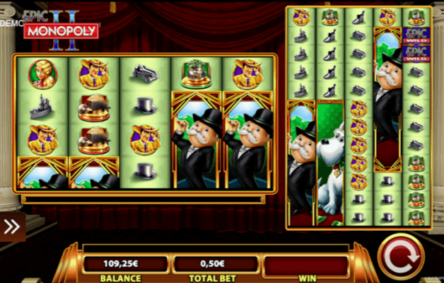 Play Epic Monopoly II online slot for free