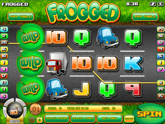 Play Frogged Online Slot For Free