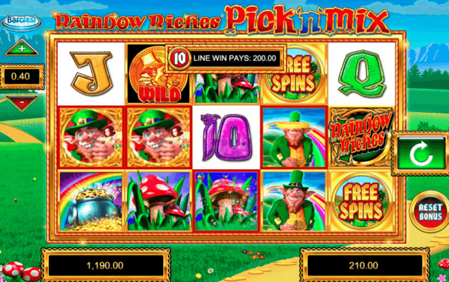 Play Rainbow Riches Online Slot For Free