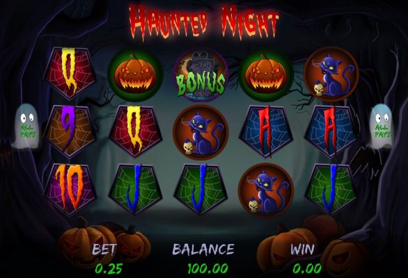Play Haunted Night Online Video Slot For Free