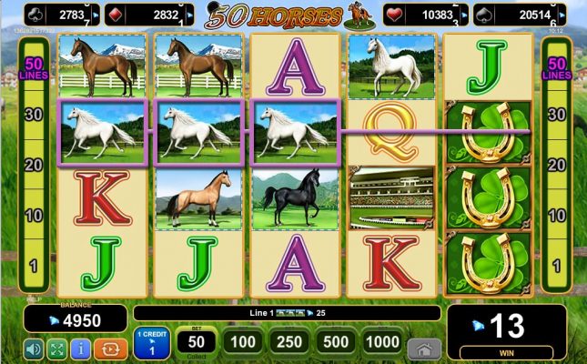 Play 50 Horses Online Slot For Free