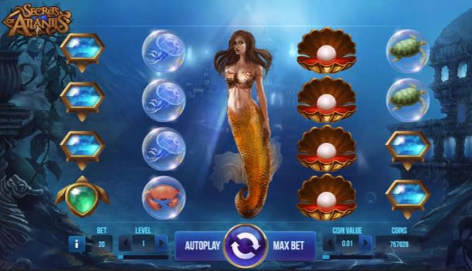 Play Secrets of Atlantis Online Casino Slot Game For Free