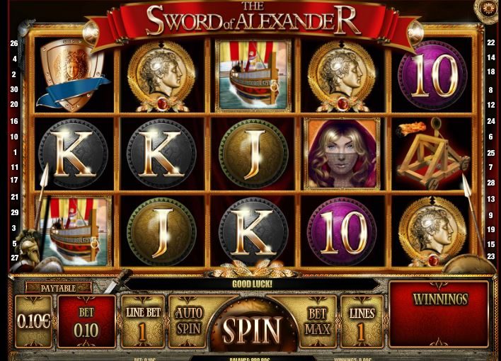 PLay The Sword of Alexander Slot Online Slot For Free