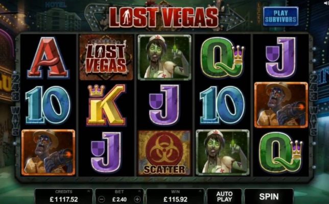 PLay Lost Vegas Online Video Slot For Free