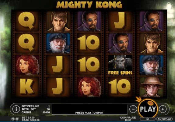 Play Mighty Kong Online Slot For Free